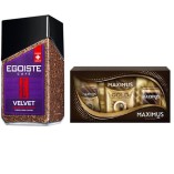 Кофе растворимый и набор Gold Collection